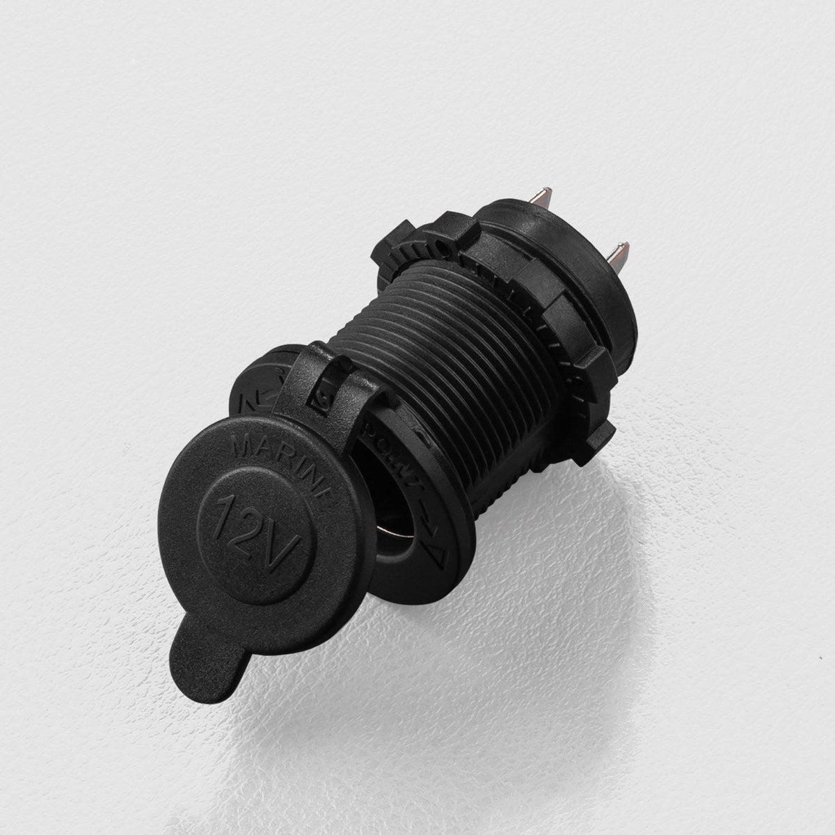 12v CIGARETTE LIGHTER SOCKET - FLUSH MOUNT
