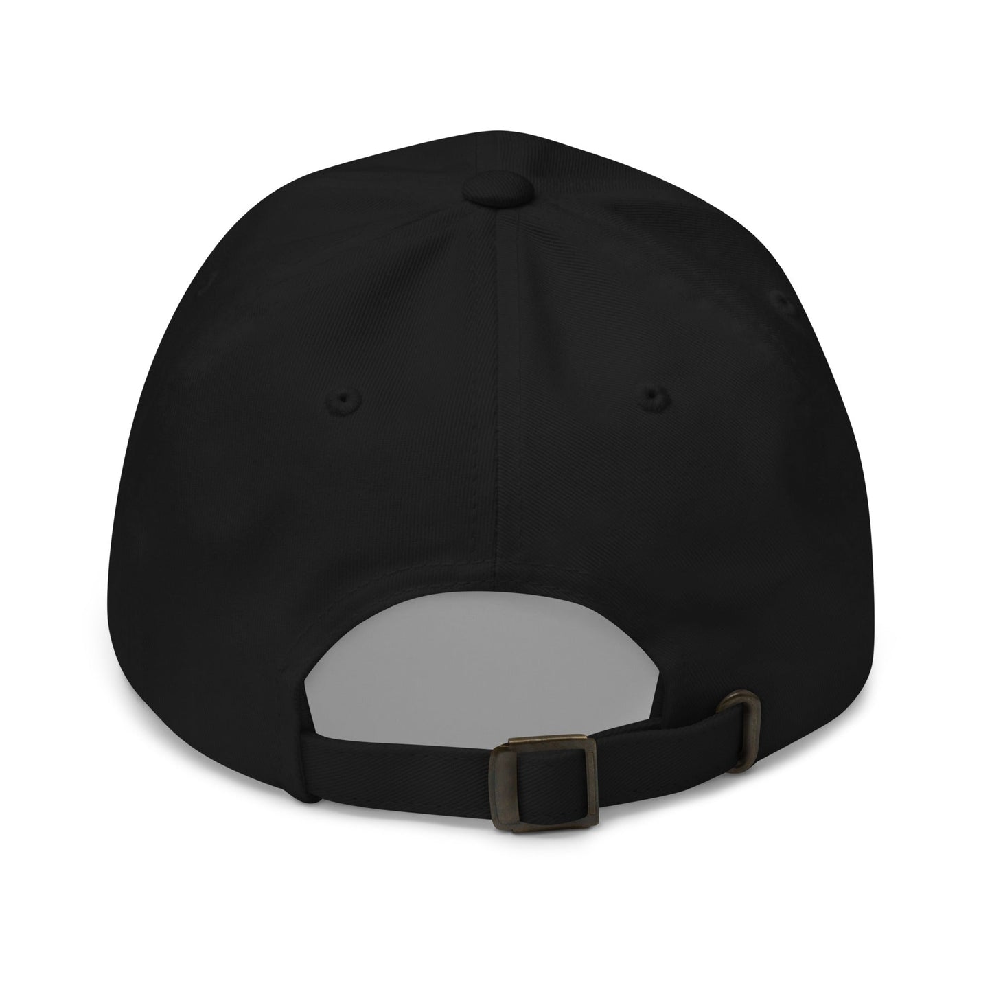 Baseball Cap - Adjustable Buckle - White Logo