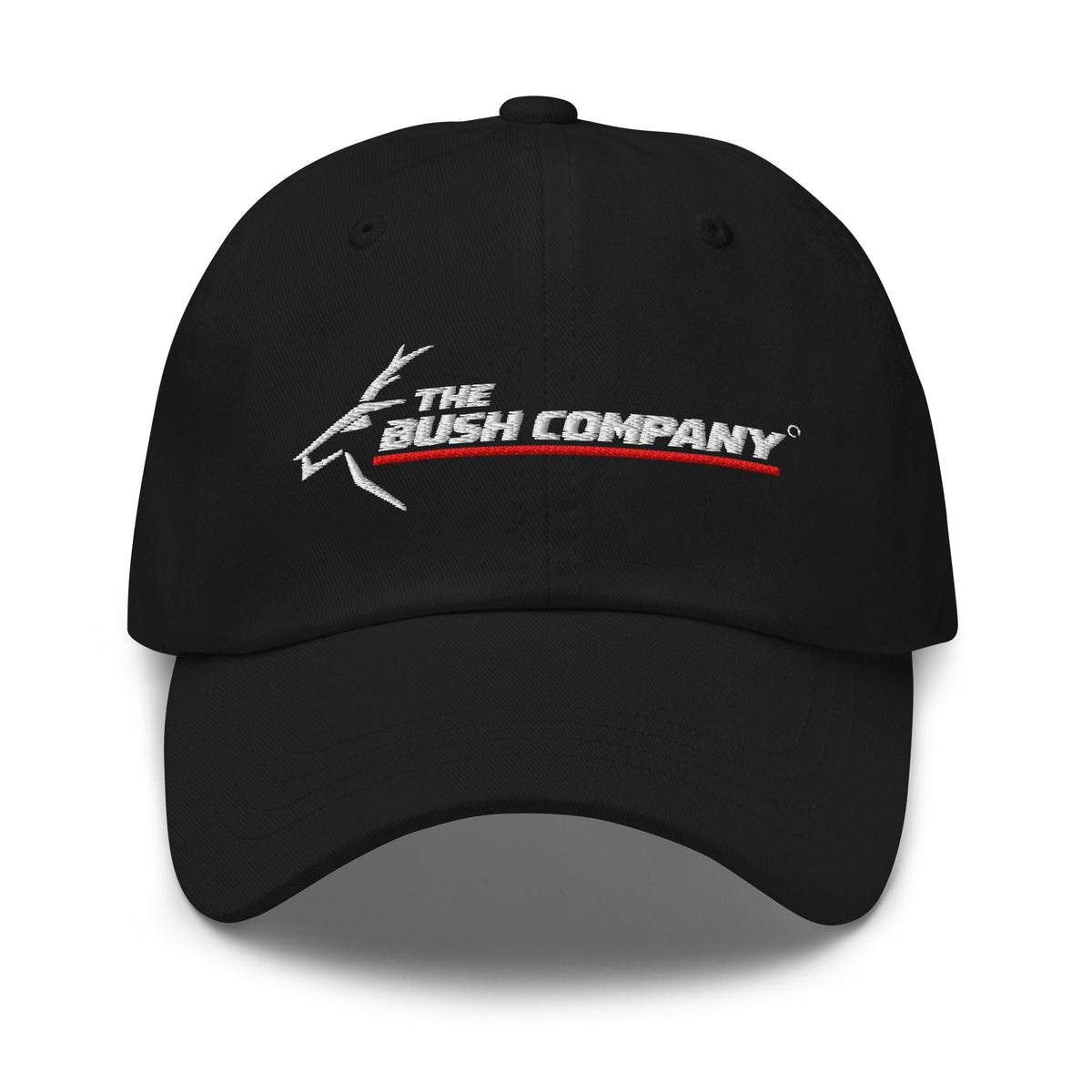 Baseball Cap - Adjustable Buckle - White Logo