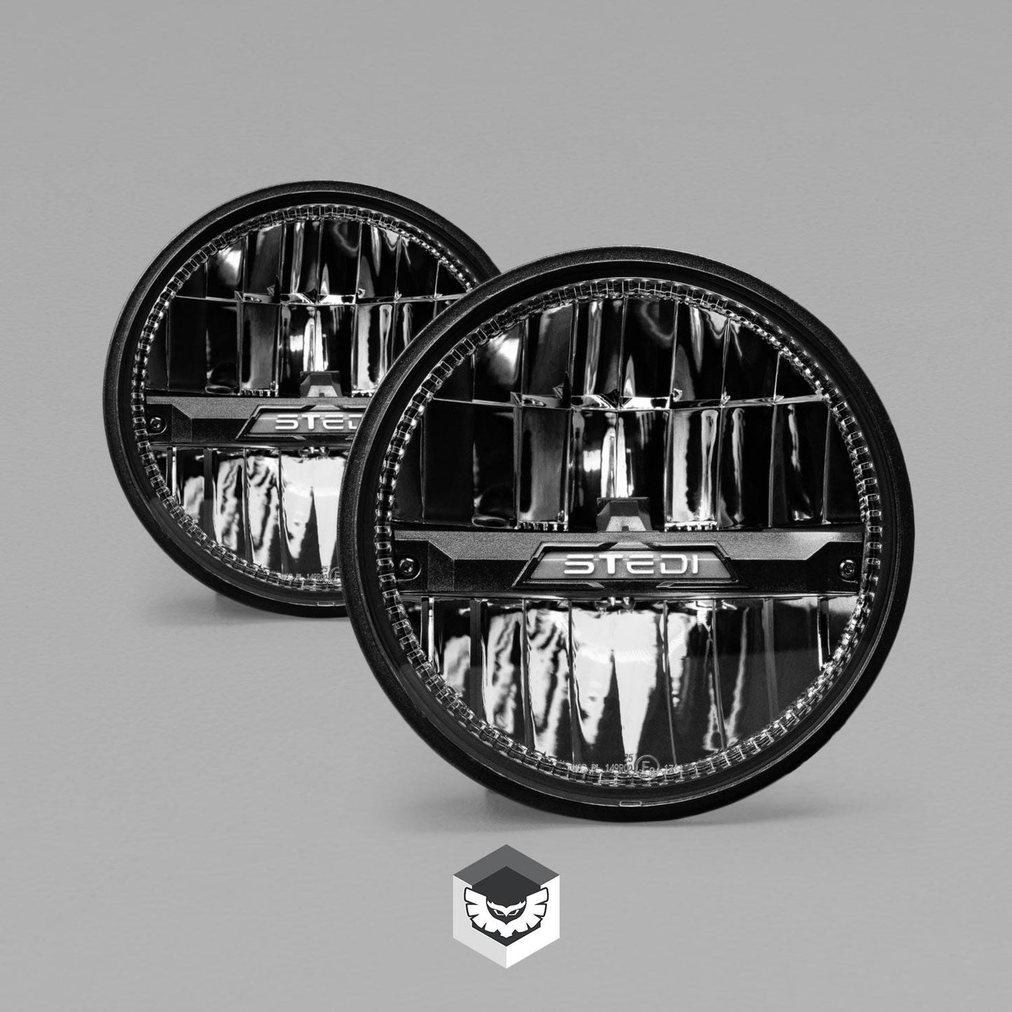 Homage 5.75 Inch Black 5700K LED Headlight Pair