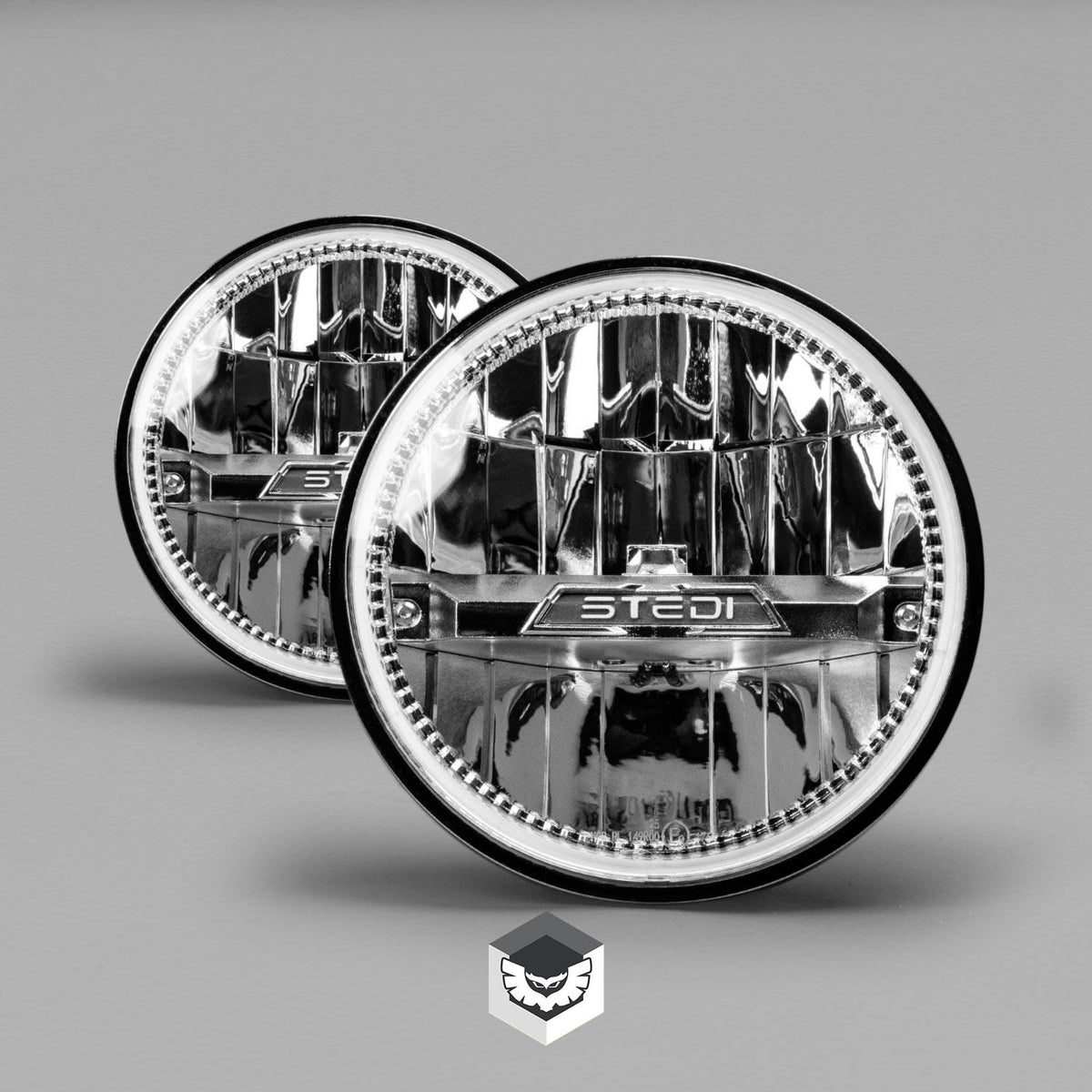 Homage 5.75 Inch Chrome 5700K LED Headlight Pair