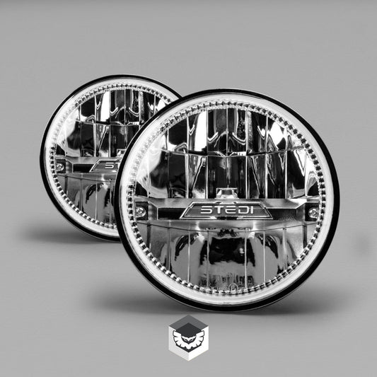 Homage 5.75 Inch Chrome 5700K LED Headlight Pair