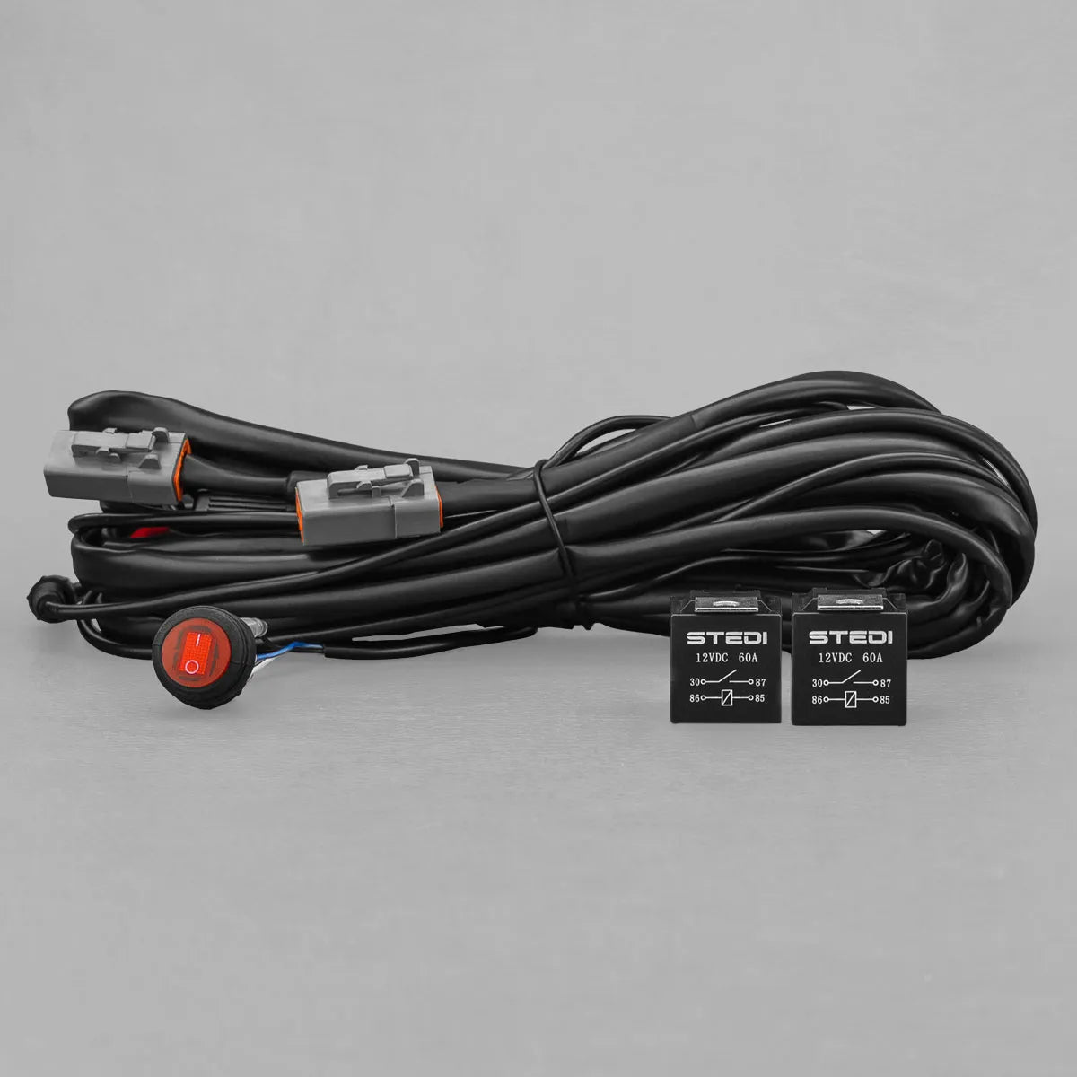 Dual Relay / Dual Connector Plug & Play SMART Harness™ High Beam Driving Light Wiring