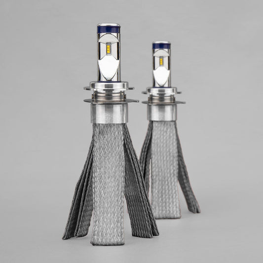 H7-3 Copper Head LED Headlight Globes (Pair)