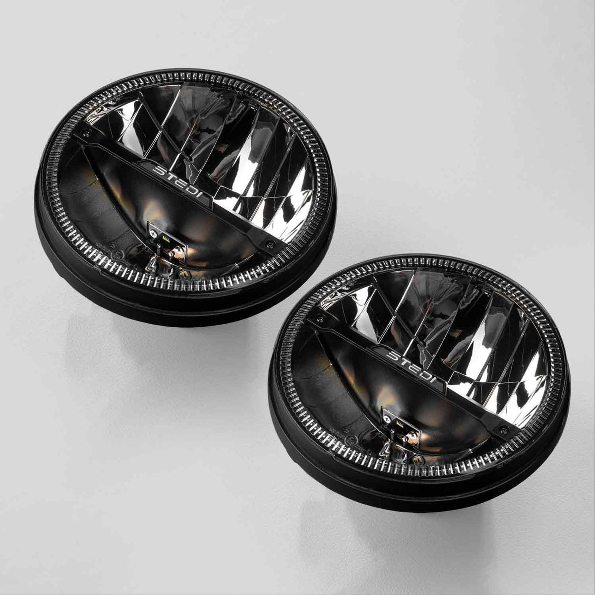 Homage 7 Inch LED Headlight - Black (Pair)