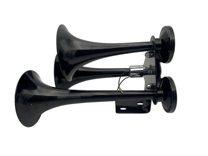 EC Offroad Black Triple Trumpet Air Horn