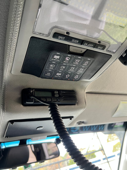 Flip Down mount to suit Switch Pros in a 200 Series Landcruiser - Sunglasses Holder Replacement
