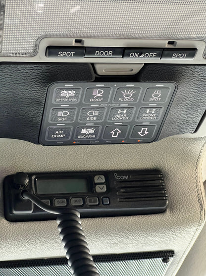 Flip Down mount to suit Switch Pros in a 200 Series Landcruiser - Sunglasses Holder Replacement