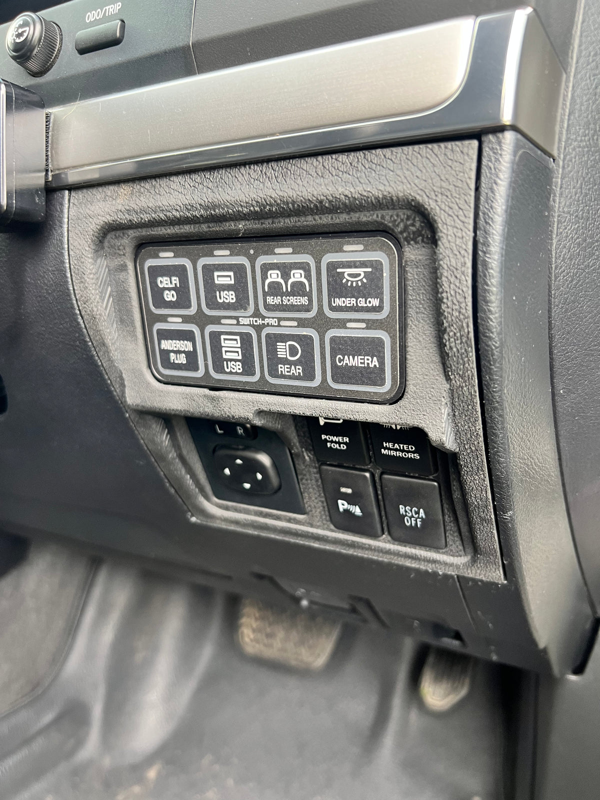 Switch Panel Mount to suit 200 Series Landcruiser 2016-2021 – EC Offroad
