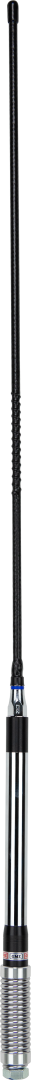 GME AE4018K2 640mm Elevated Feed Base, AS001 Spring, Fibreglass Colinear Antenna (6.6dBi Gain) - Black