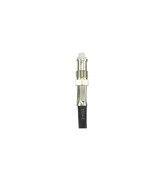 GME AE4018K1 640mm Elevated Feed Base, AS002 Spring, Fibreglass Colinear Antenna (6.6dBi Gain) - Black