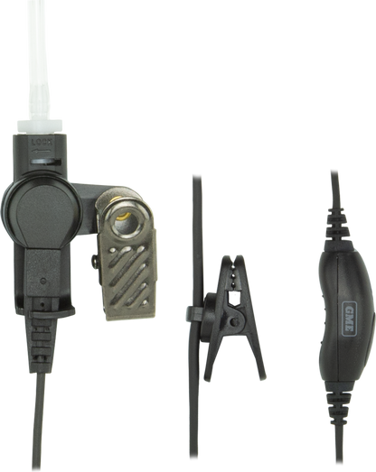 GME HS010 Security kit - Clear Eartube & Lapel Microphone - Suit TX665 / TX667 / TX675 / TX677 / TX685 / TX6150