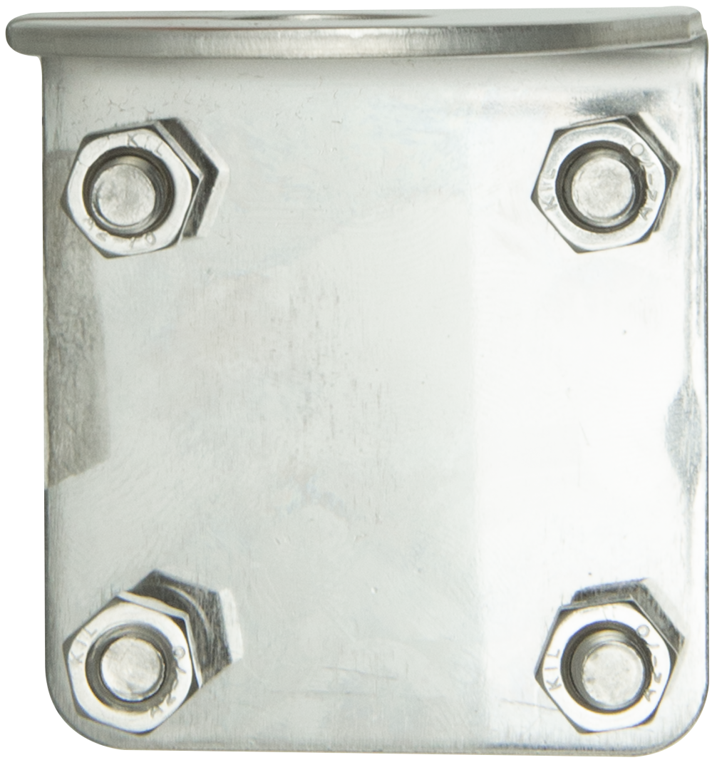 GME MB411SS 2.5mm Mirror Mount with cable slot - Stainless Steel