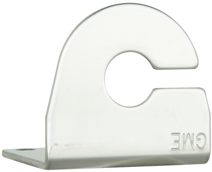 GME MB415SS 2.5mm "L" Bracket with cable slot - Stainless Steel