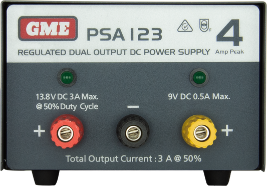 GME PSA123 Regulated Power Supply (4 Amp Peak)