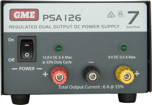 GME PSA126 Regulated Power Supply (7 Amp Peak)