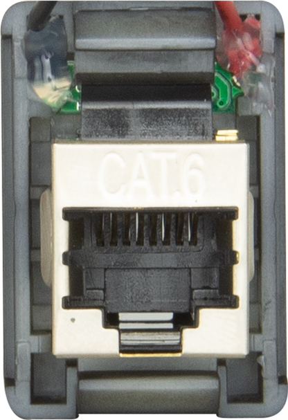 GME XRS-RJ45R1 RJ45 Pass-Through Adaptor - Type 1 (Red)