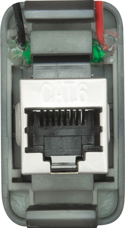 GME XRS-RJ45R2 RJ45 Pass-Through Adaptor - Type 2 (Red)