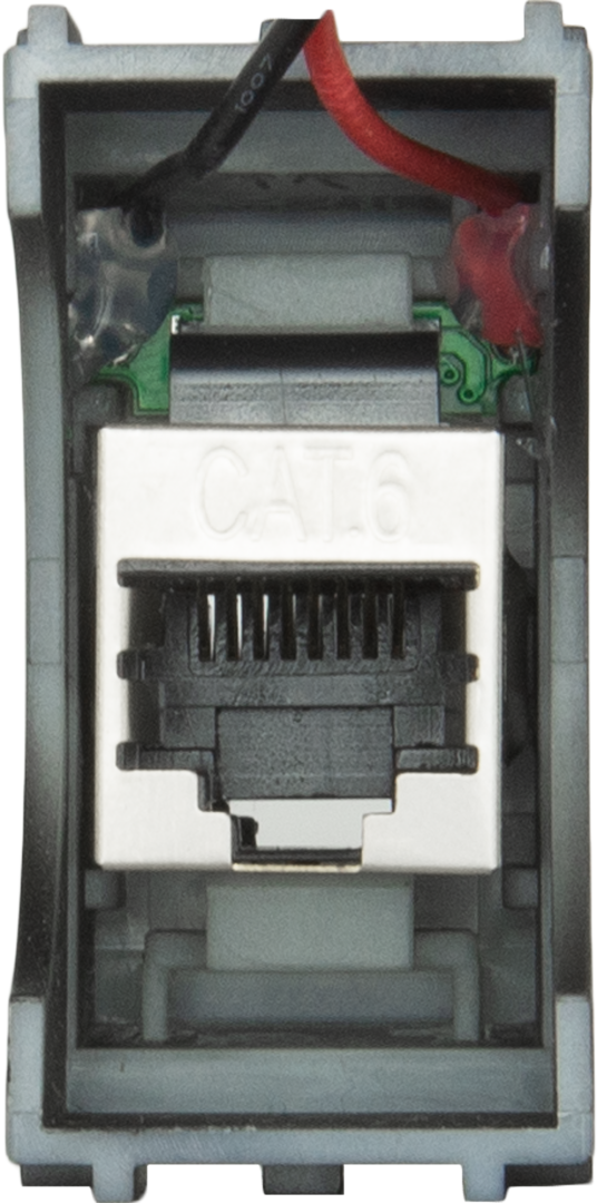 GME XRS-RJ45R3 RJ45 Pass-Through Adaptor - Type 3 (Red)