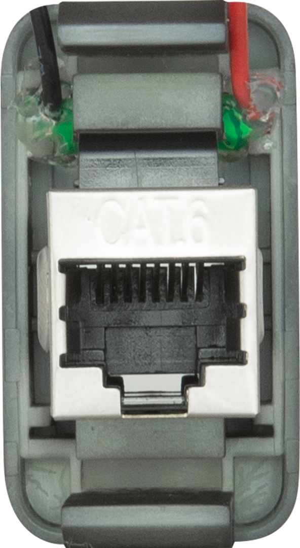 GME XRS-RJ45W2 RJ45 Pass-Through Adaptor - Type 2 (White)