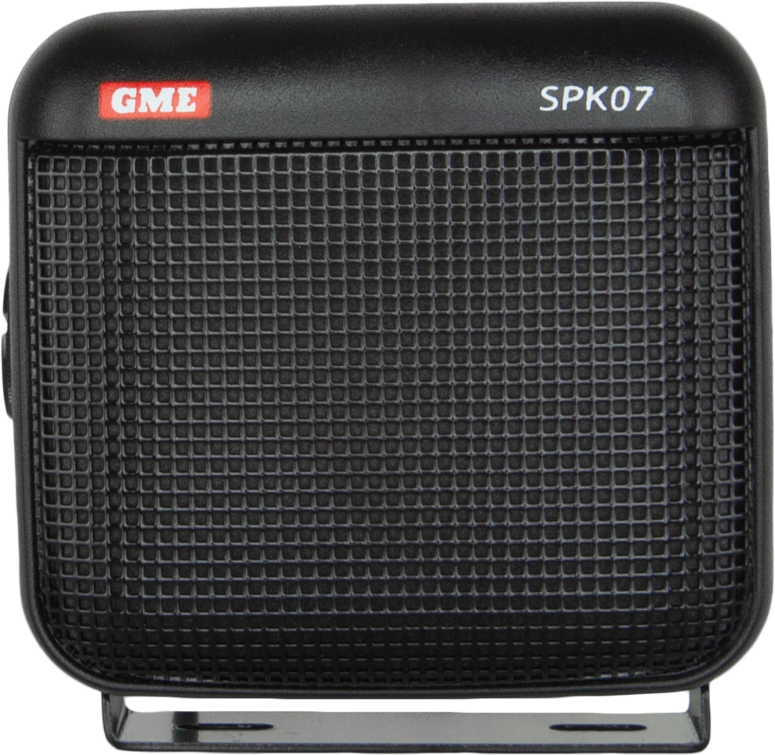 GME SPK07 8 Ohm Dust / Water Resistant Extension Speaker with Lead & Plug - Black
