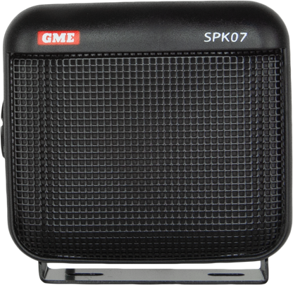 GME SPK07 8 Ohm Dust / Water Resistant Extension Speaker with Lead & Plug - Black
