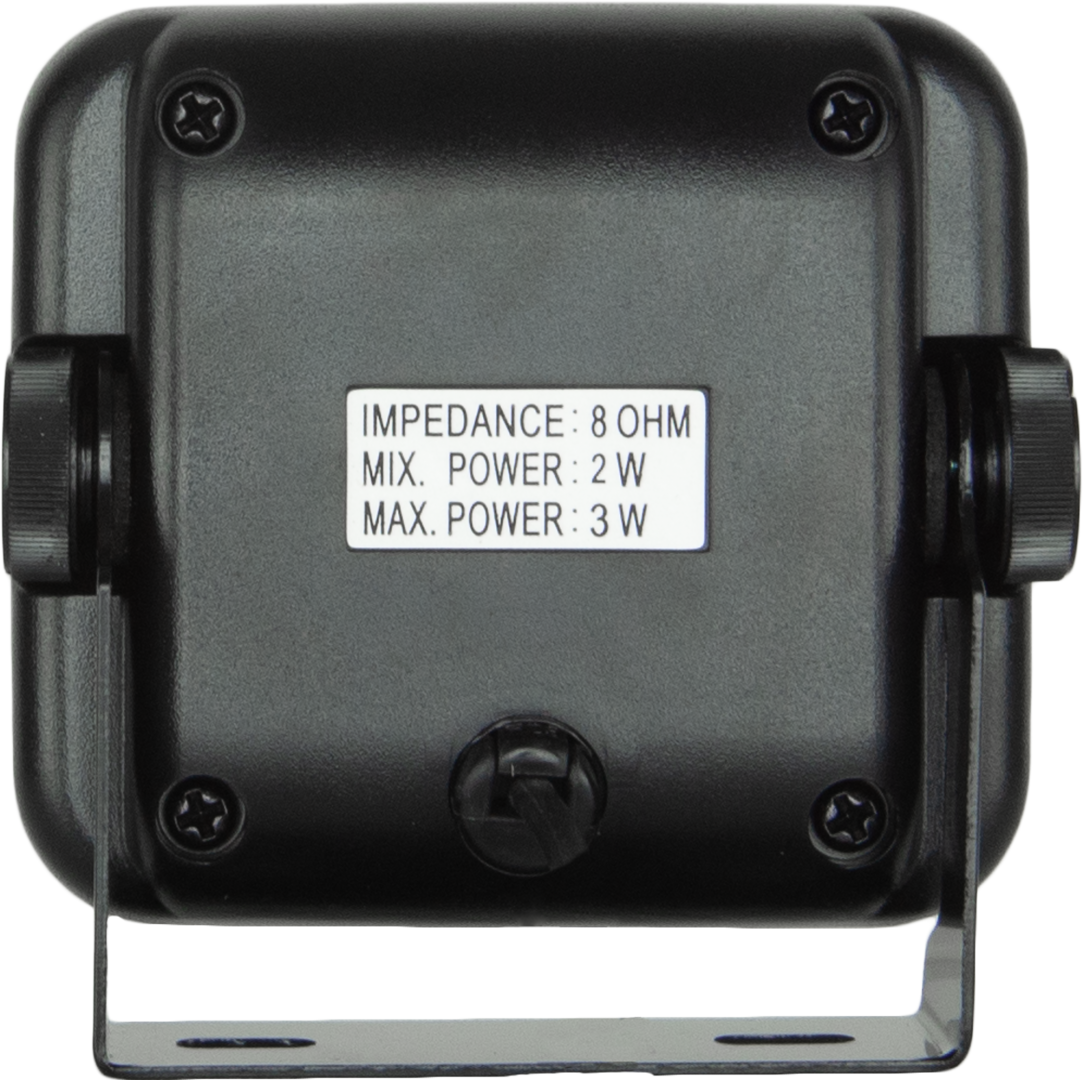 GME SPK07 8 Ohm Dust / Water Resistant Extension Speaker with Lead & Plug - Black