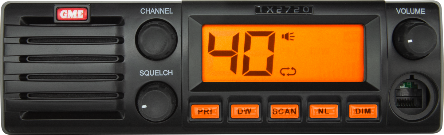 GME TX2720 27MHz DIN Mount CB Radio