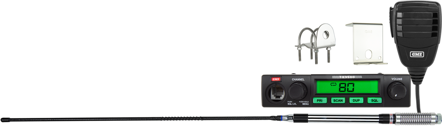 GME TX3500SVP 5 Watt Compact UHF CB Radio Value Pack