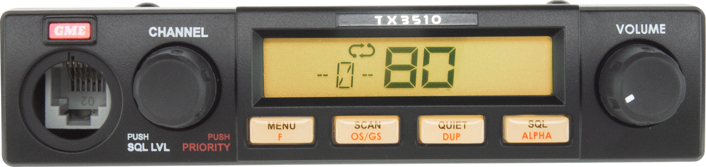 GME TX3510S 5 Watt Compact UHF CB Radio with ScanSuite™