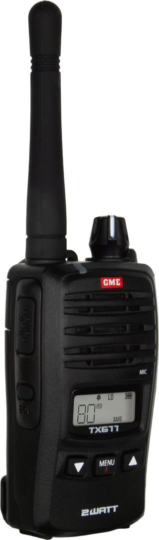 GME TX677 2 Watt UHF CB Handheld Radio