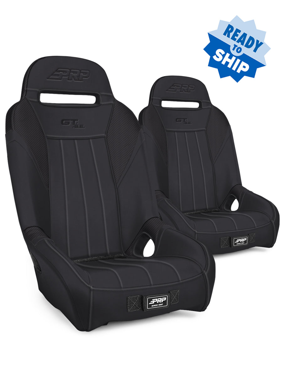 GT/S.E. Suspension Seat-All black- and Mounts Kit for Can-Am Maverick X3