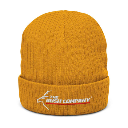 Ribbed knit beanie