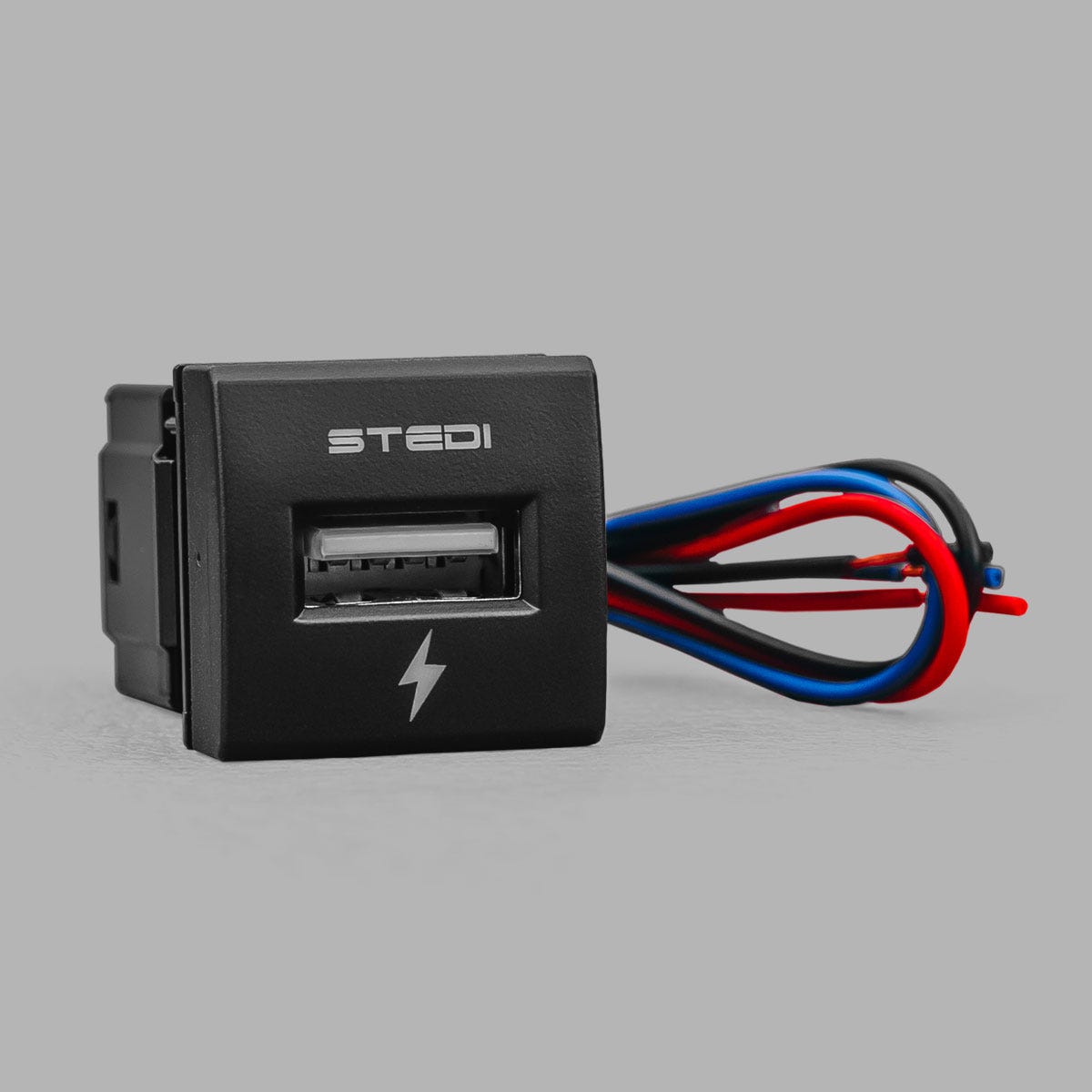 Square Type USB Charger Switch Insert