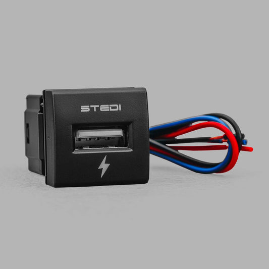 Square Type USB Charger Switch Insert