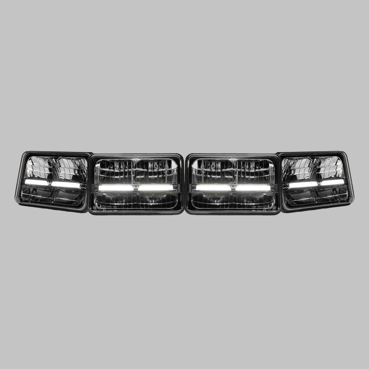 Homage Rectangle 6 x 4 Inch Headlight (4x Bundle to suit 80 Series Landcruiser)