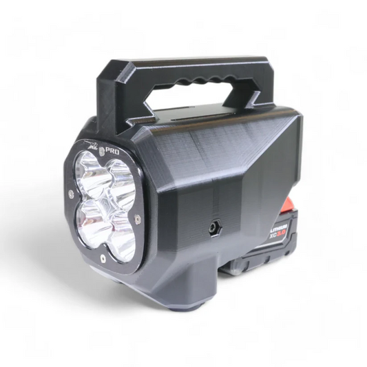 ROVRLAB TORCH FLASHLIGHT XL/MILWAUKEE M18-Plug & Play-no voltage cutoff- add magnetic feet