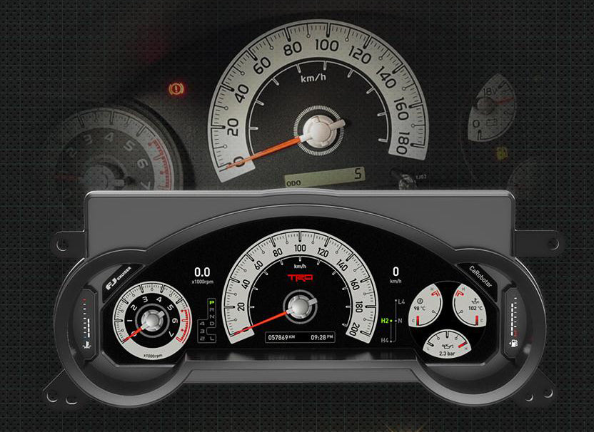 Digital Dash to suit FJ Cruiser