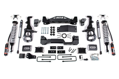 BDS 6" Lift Kit for 2021+ Ford F150 with Fox 2.5 Performance Elite Shocks