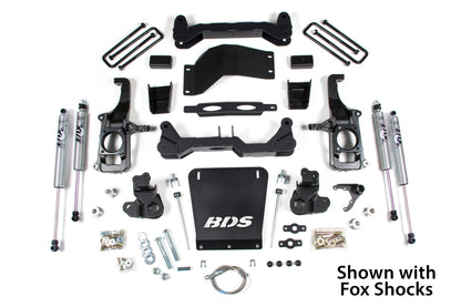 BDS 4.5" Lift Kit for 2011-2019 Chevy Silverado 2500 with Fox 2.0 Shocks