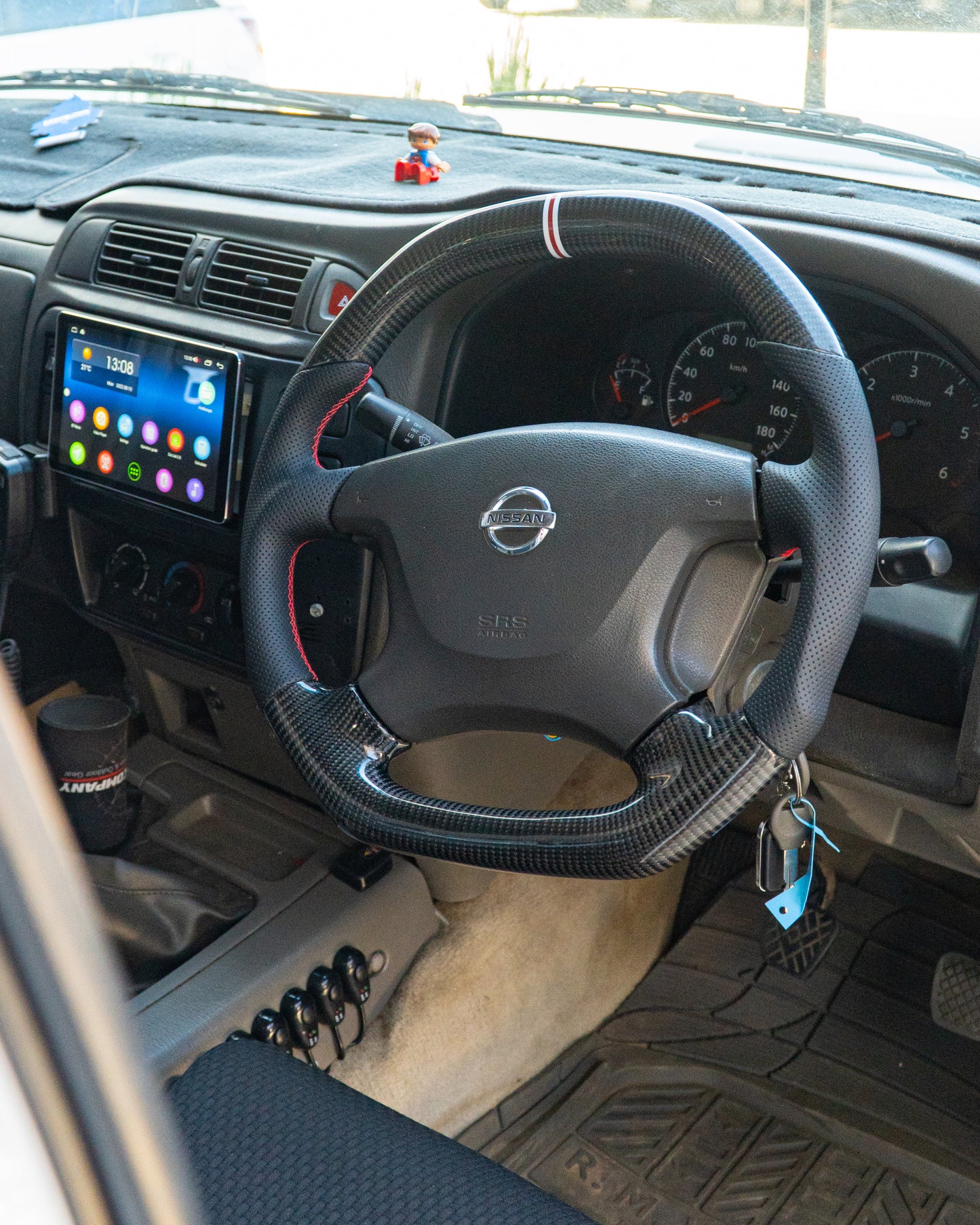 Alpha Series - Carbon Steering Wheel to suit GU Nissan Patrol Y61