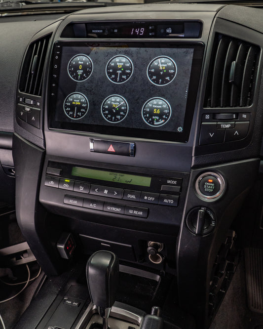 10 Inch EC OFFROAD Head Unit to Suit LandCruiser 200 Series GXL/VX/Sahara 2007-15