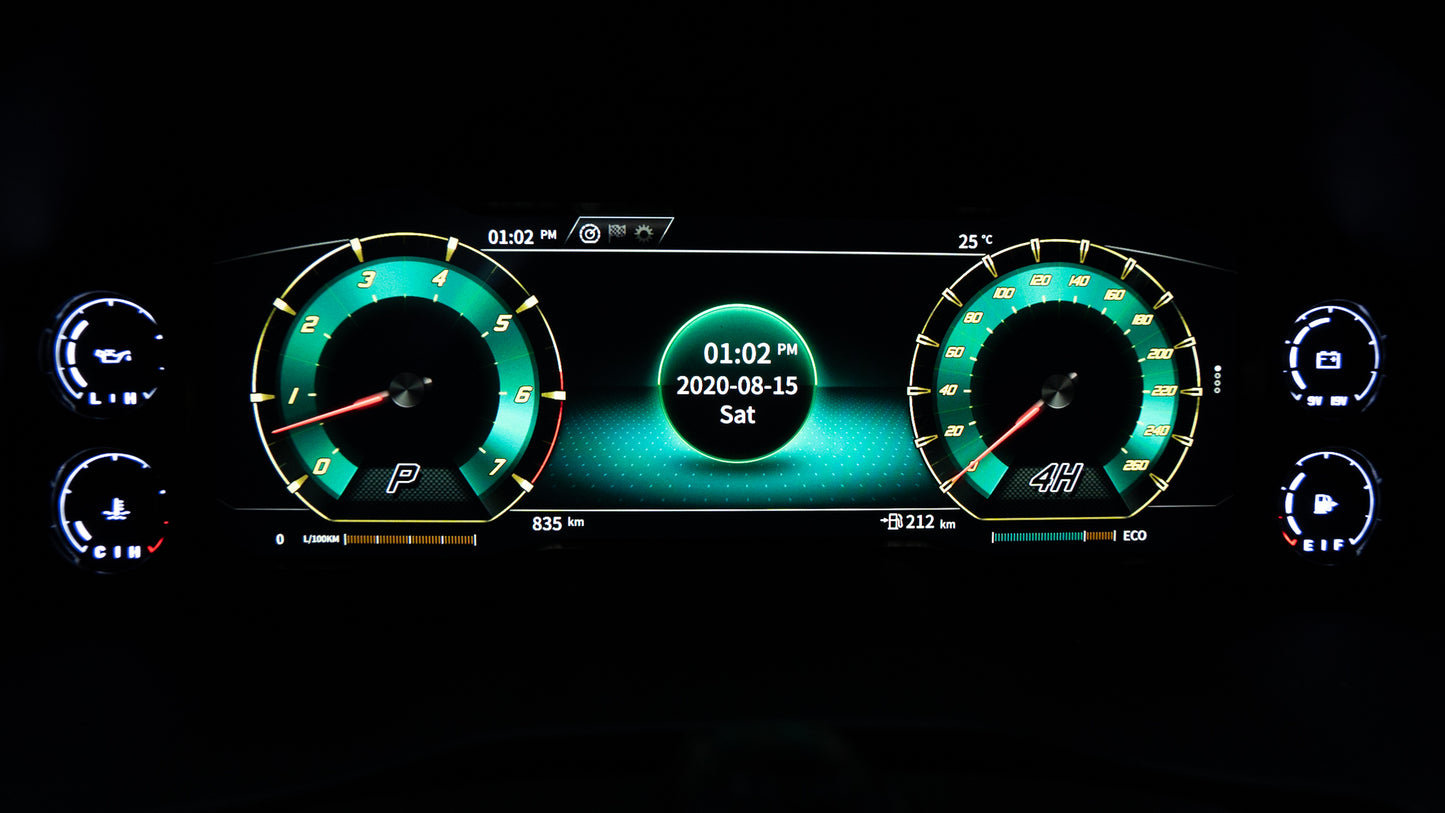 Digital Dash Cluster to suit LC200 - 200 Series Landcruiser