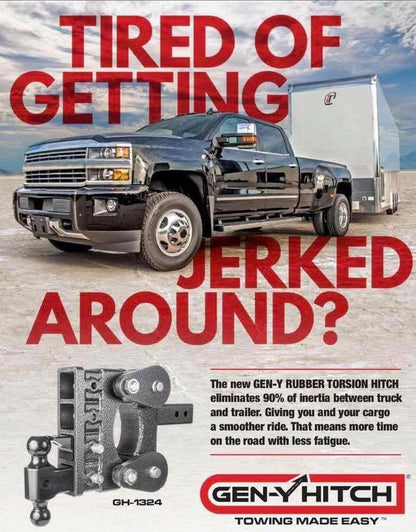 Gen-Y Torsion Hitch 7 tonne with 2.5" Shank Geny Hitch