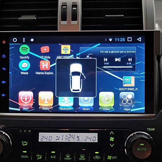 9 inch Android Head Unit to suit Toyota Landcruiser Prado 2009-2013