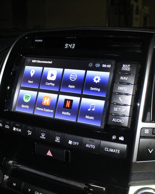 Interface Module unit to suit Landcruiser 200, Car Play & GPS, Android system. 2013-2015 Sahara V3.5