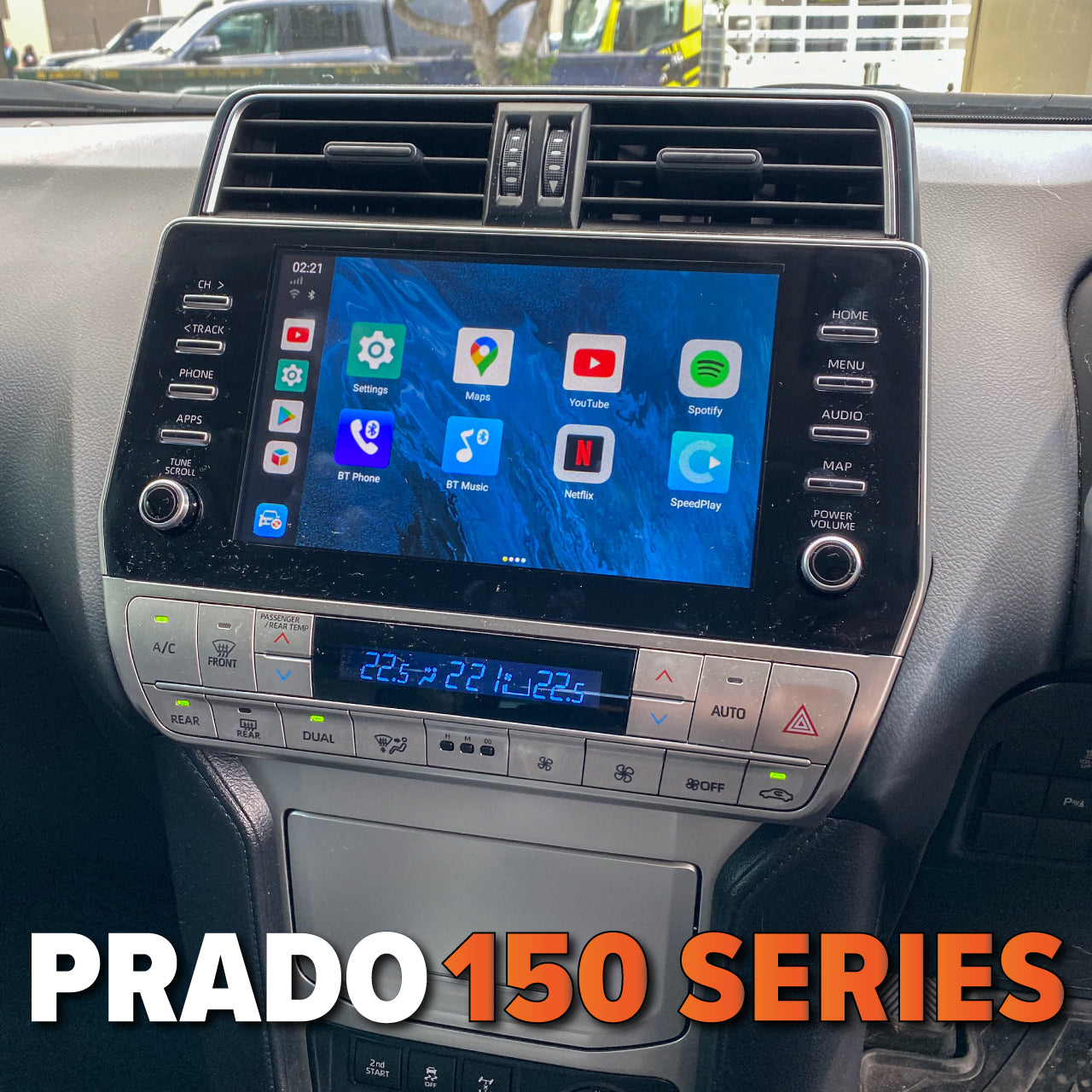 CarPlay into Android - to Suit Toyota Prado 2021+