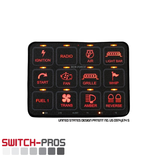 Switch Pros RCR-FORCE® 12 SWITCH PANEL POWER SYSTEM
