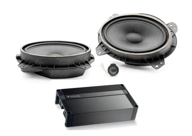 ENTRY LEVEL SPEAKER PACKAGE WITH AMP TO SUIT TOYOTA