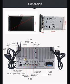 9 inch Universal Multimedia Head unit Android WIRELESS CAR PLAY – EC